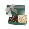 The Executive Chocolate Covered Almonds and Pistachio Box - Green